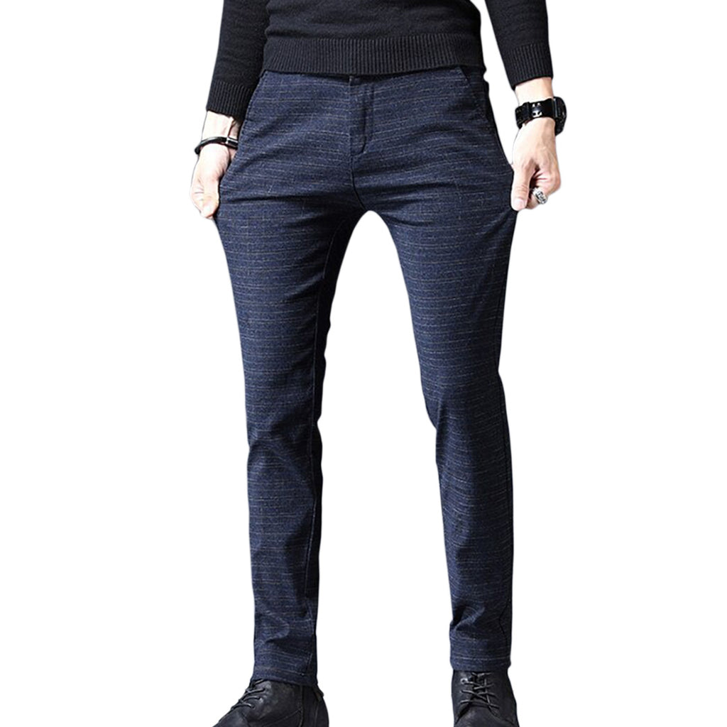 Elastic Striped Pants