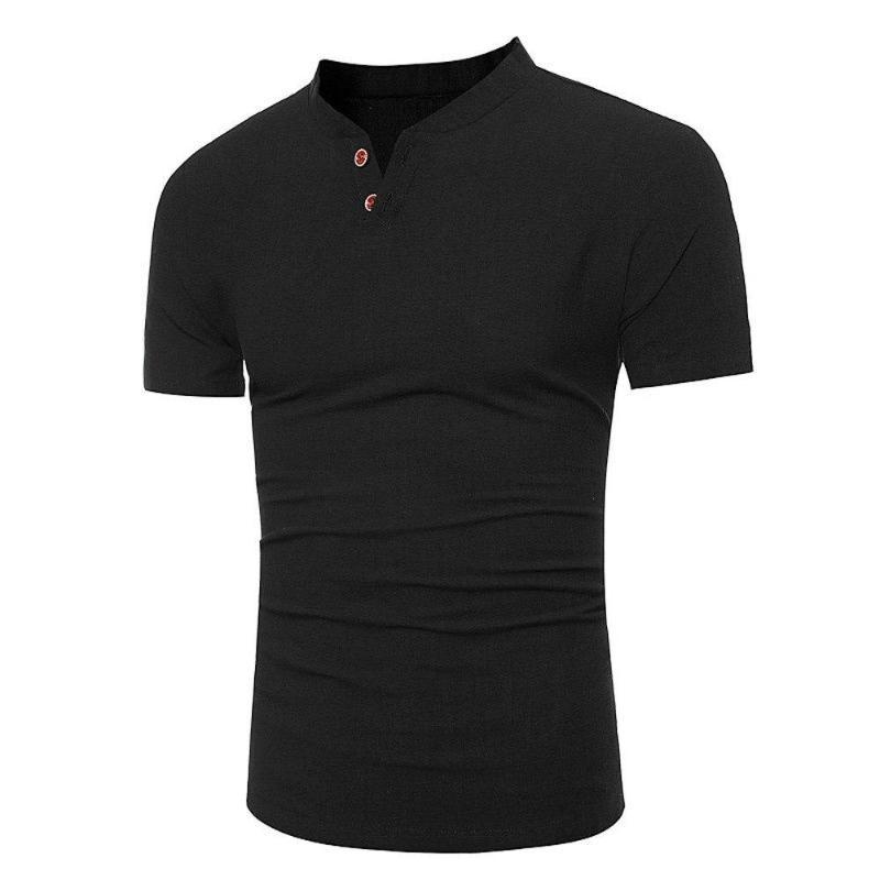 Casual Buttoned T-Shirt