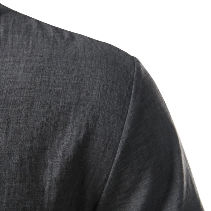 Simple Linen Blend T-Shirt