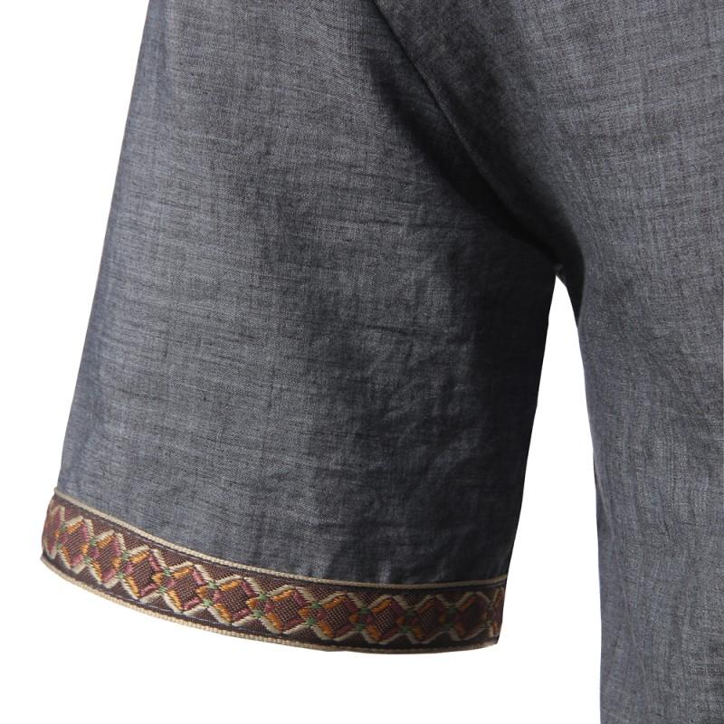 Simple Linen Blend T-Shirt