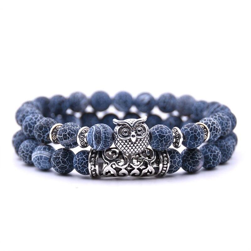 Blue Lava Stone Bracelet