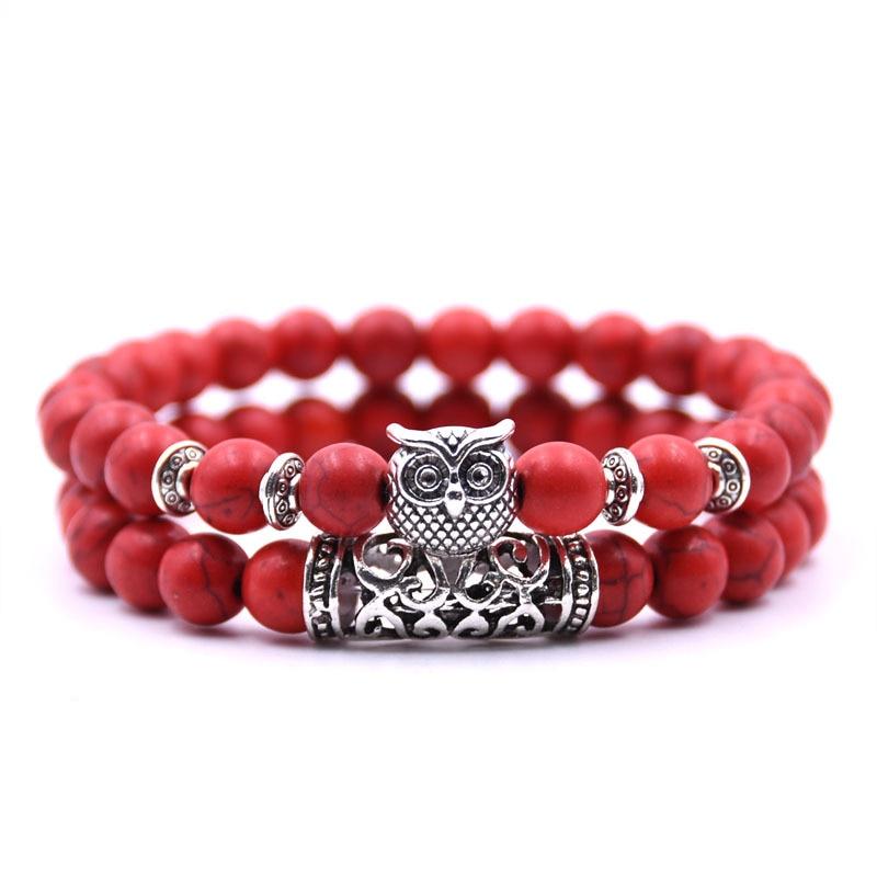 Red Lava Stone Bracelet