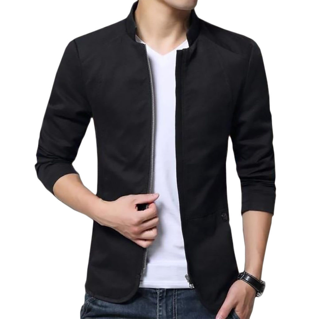 Plain Colored Slim Jacket