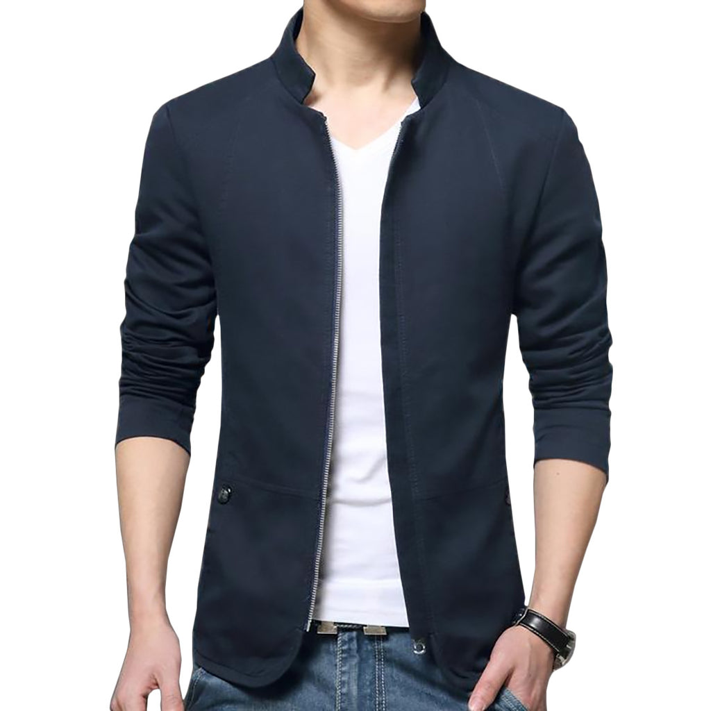 Plain Colored Slim Jacket