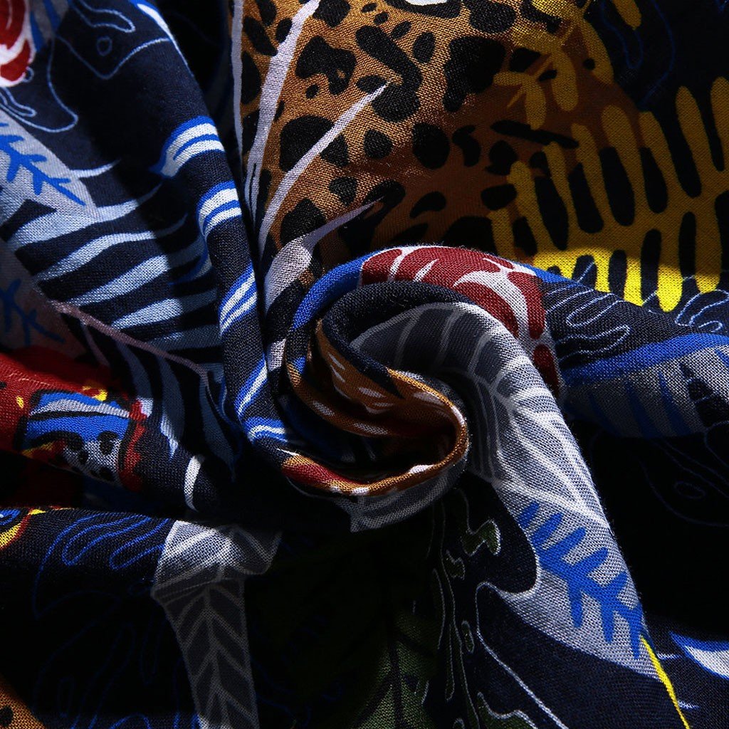 Summer Short Sleeve Button Down Shirt