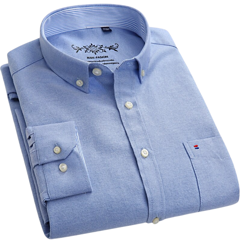 Solid Regular Fit Button-Down Shirt