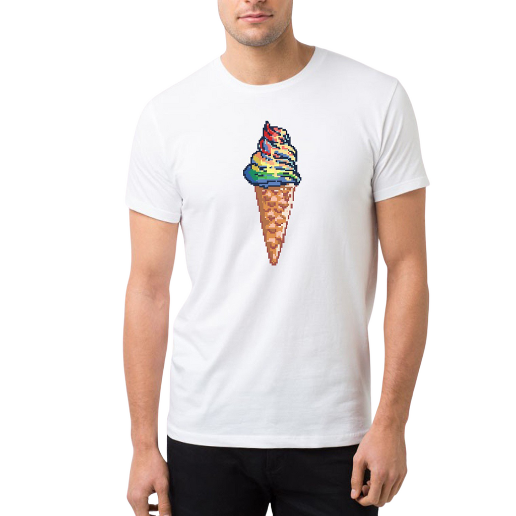 Pixelated Unicream T-Shirt