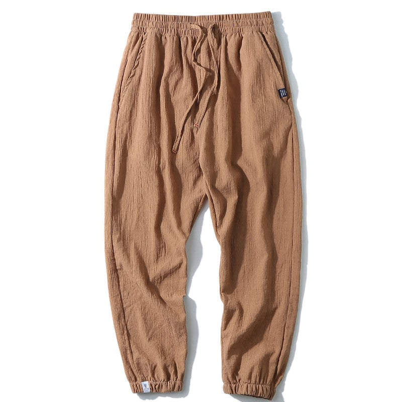 Solid Color Baggy Pants