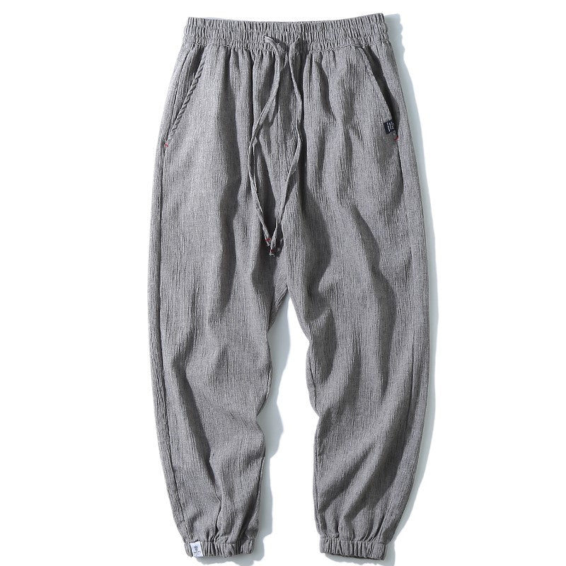 Solid Color Baggy Pants