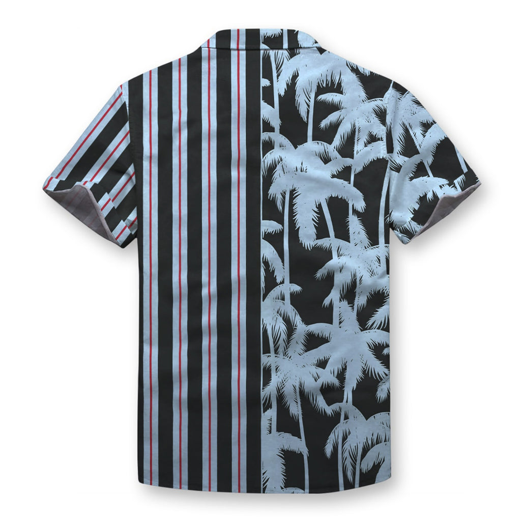Palm Stripes Button Shirt