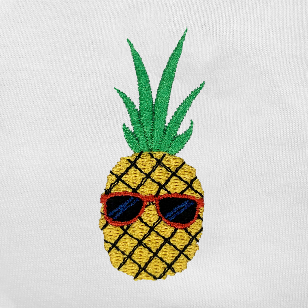 Pineapple Embroidered T-Shirt
