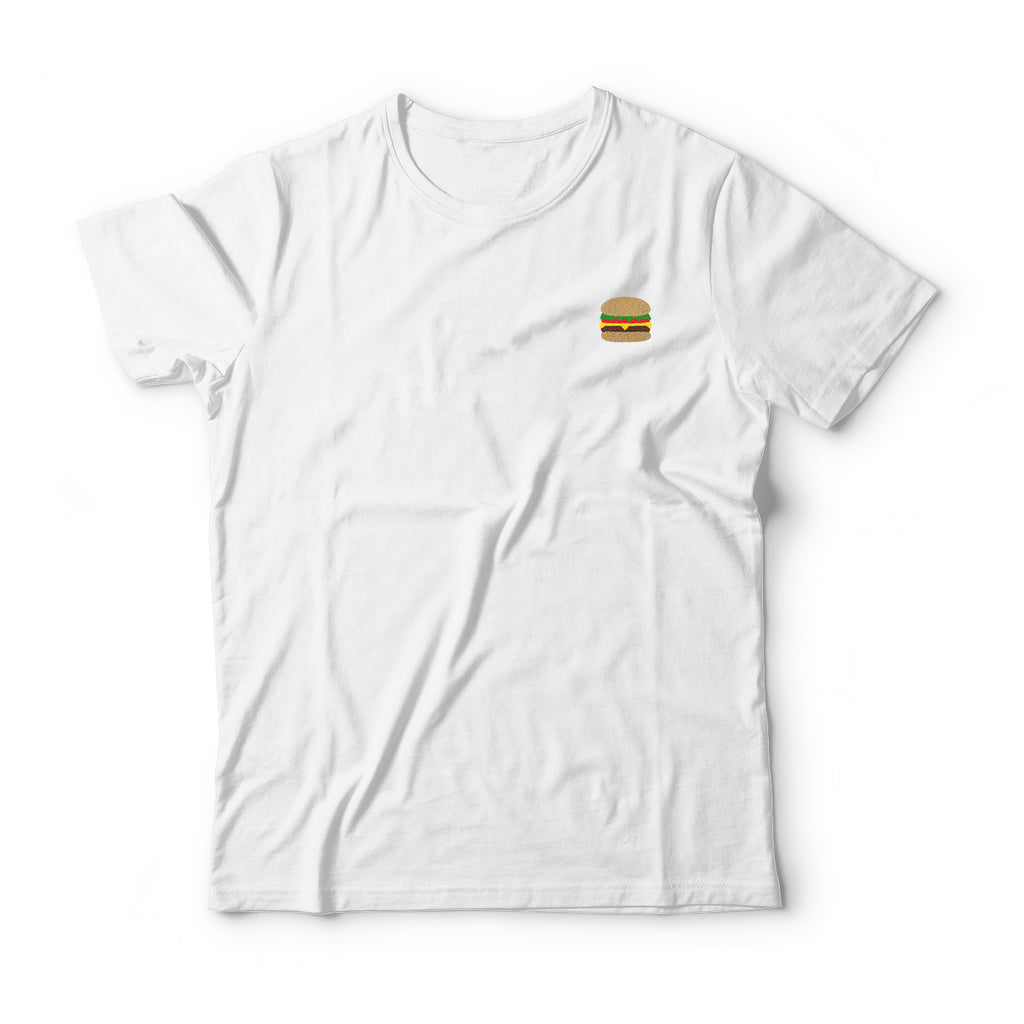Burger Embroidered T-Shirt