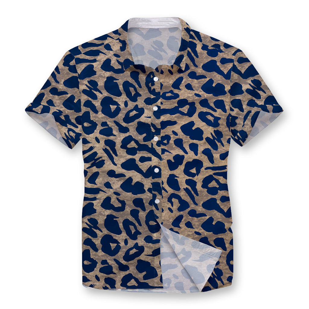 Leopard Pattern Button Shirt