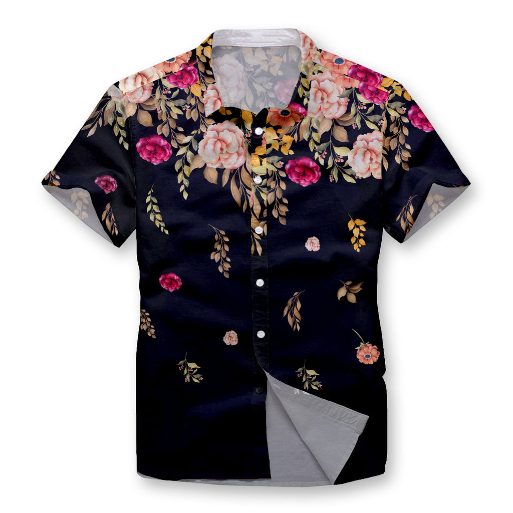 Midnight Floral Button Shirt