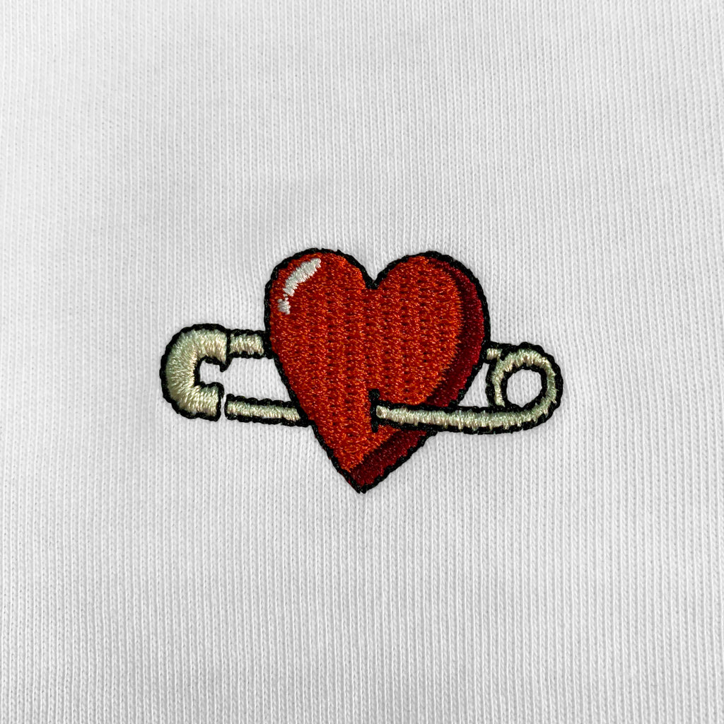 Heart Embroidered T-Shirt