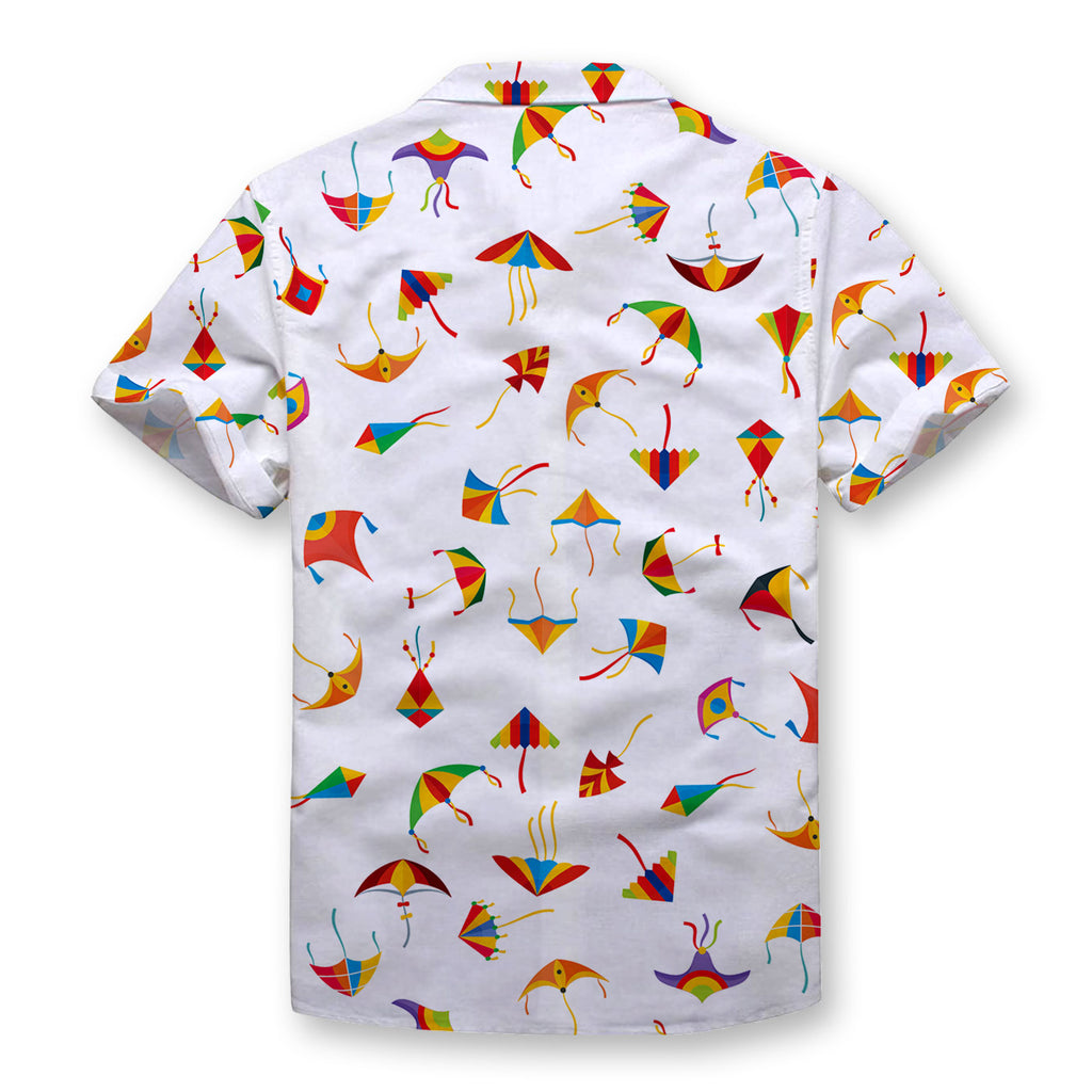 Kites Pattern Button Shirt