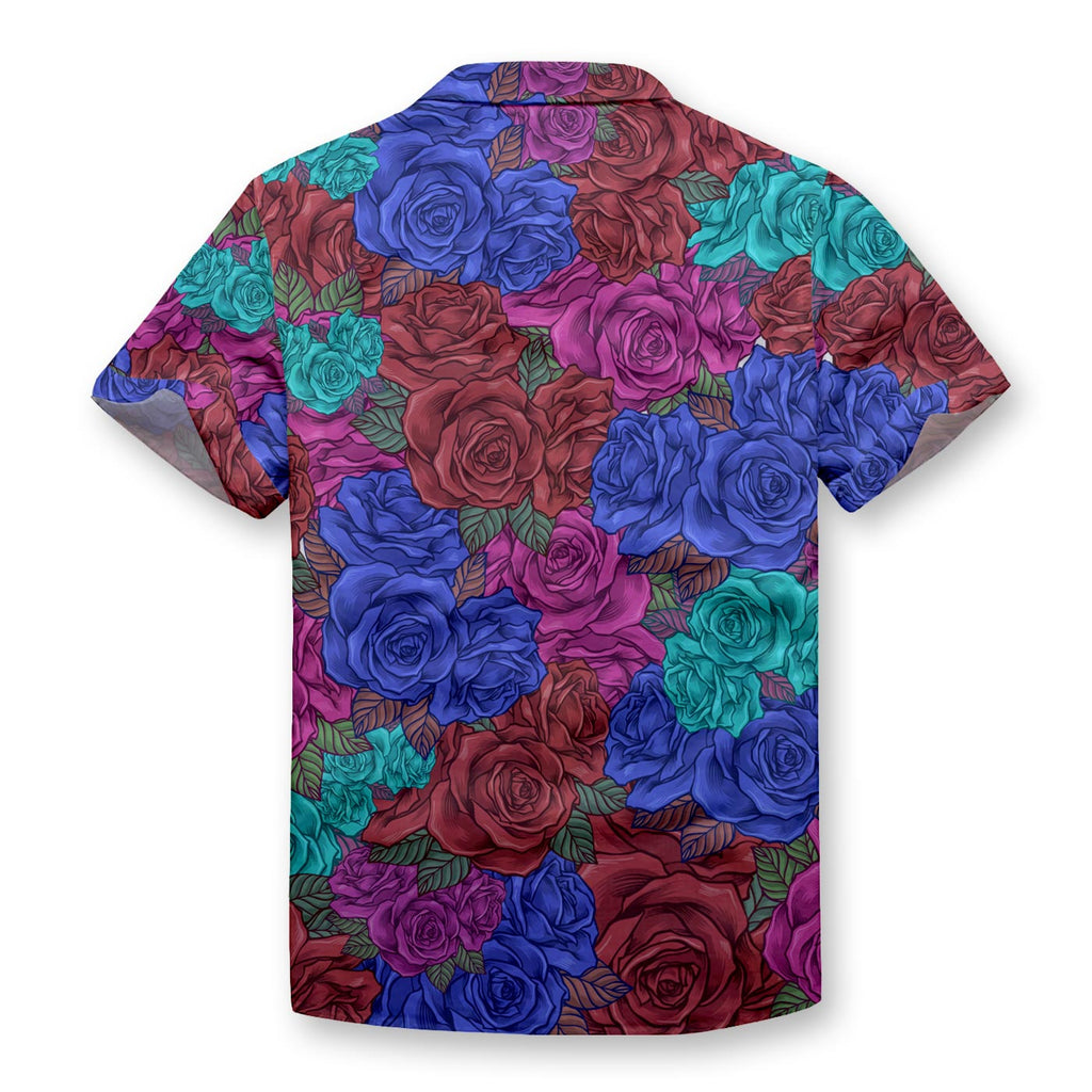 Vivid Roses Button Shirt
