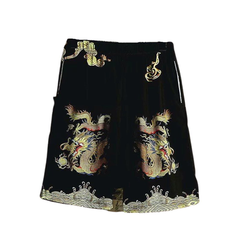 Dragon Patterned Shorts