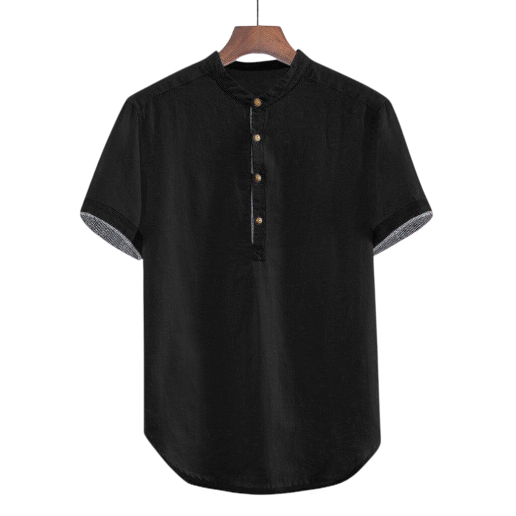 Casual Linen Blend Shirt
