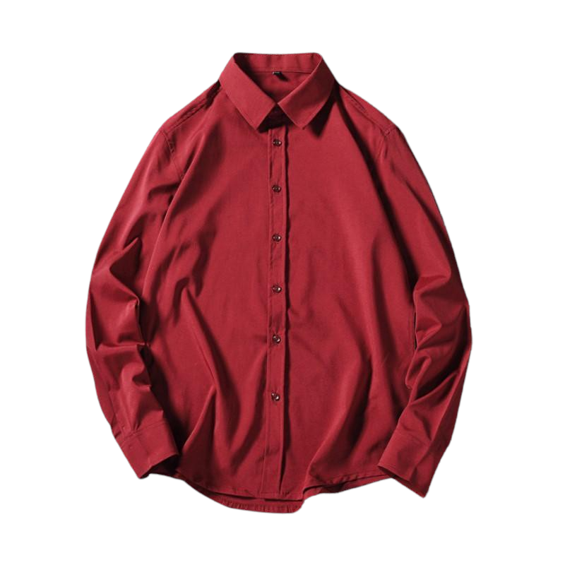 Solid Button Shirt