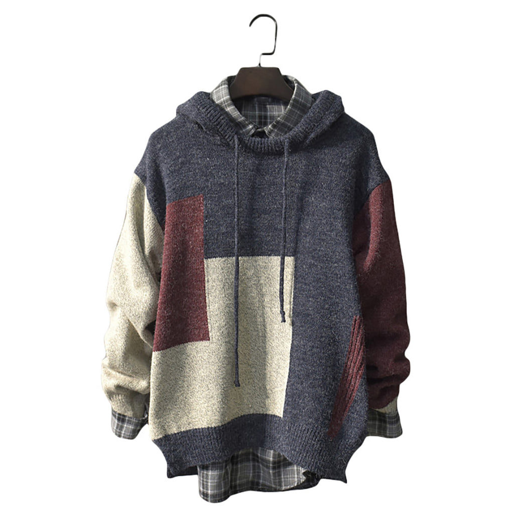 Long Baggy Knitted Hoodie