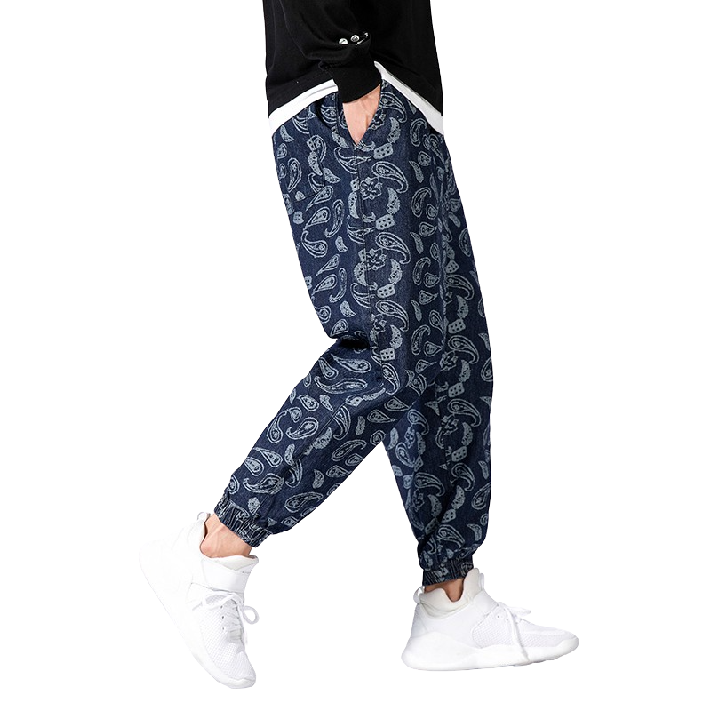 Patterned Flower Pants