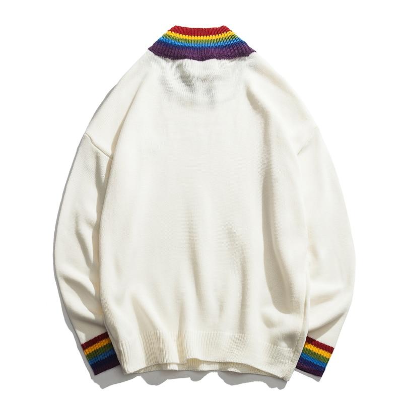 Rainbow Collar Sweater