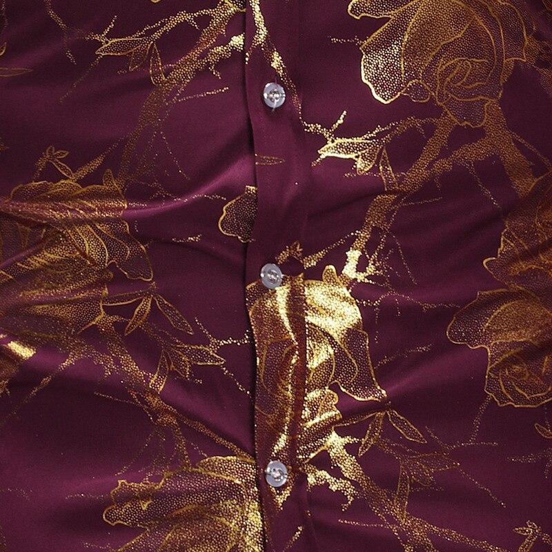 Rose Printed Long Sleeve Shirt