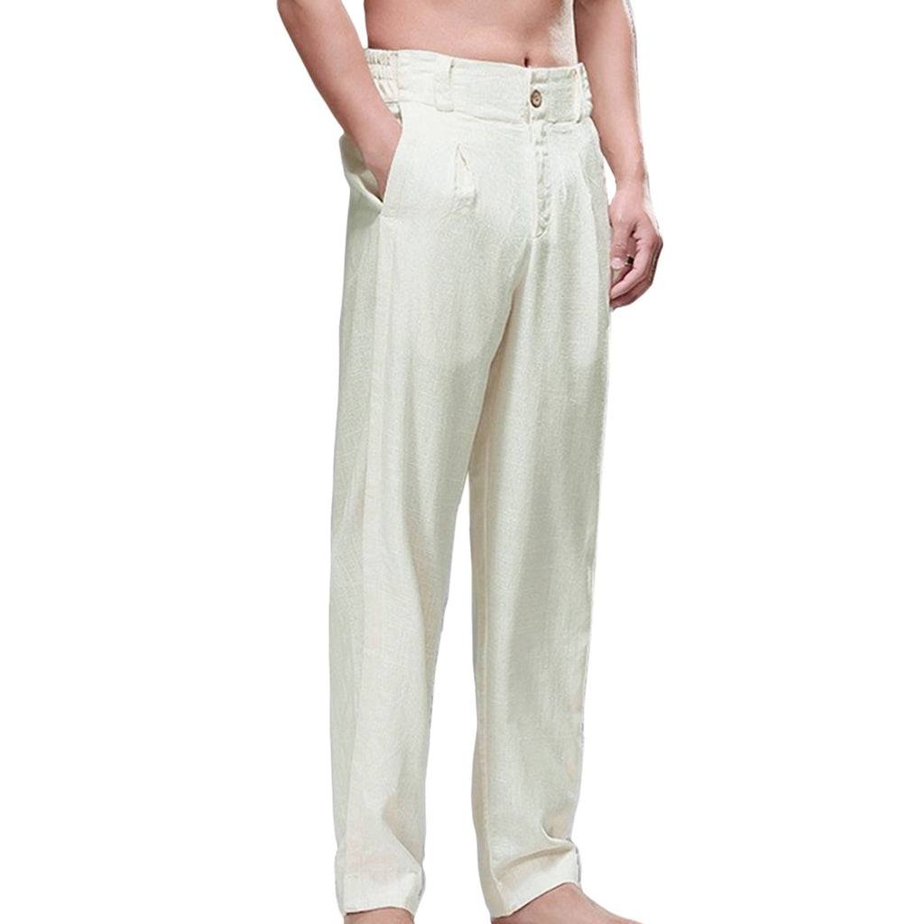 Light Linen Blend Pants