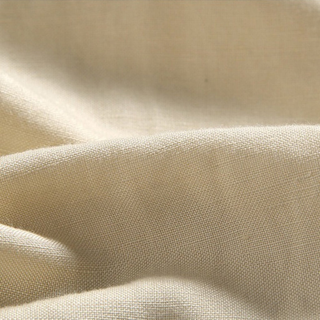 Drawstring Linen Blend Pants