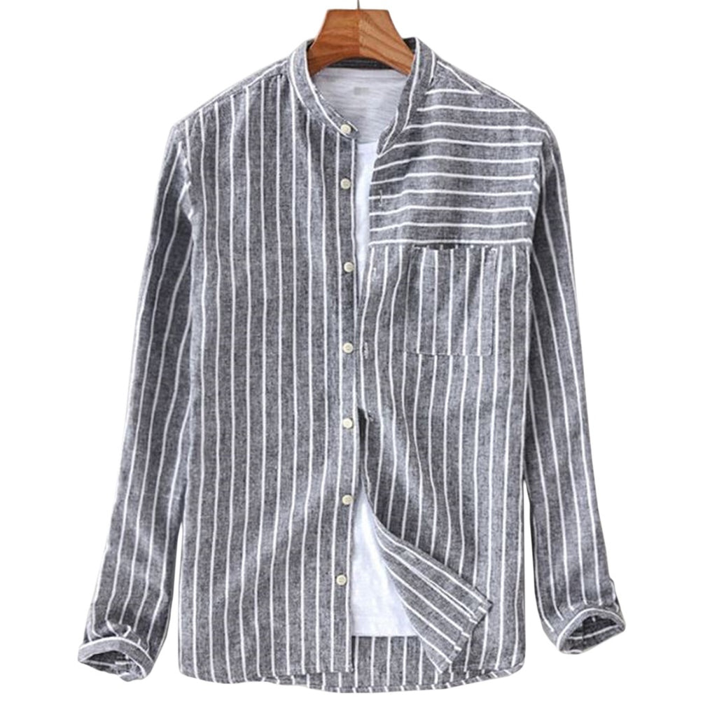 Mike Striped Button-Down Shirt
