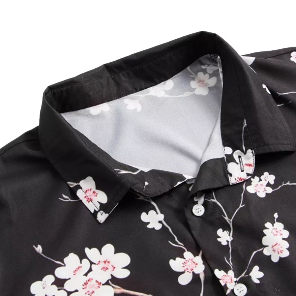 Plum Blossom Print Shirt