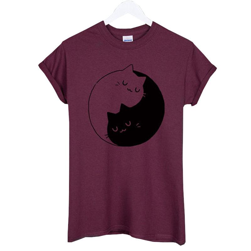 Yin-Yang Cats T-Shirt