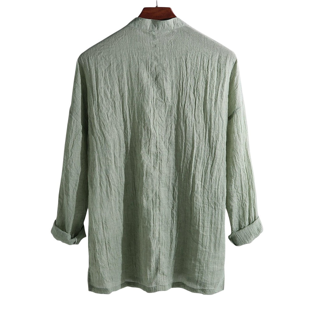 Breathable Loose Linen Blend Shirt