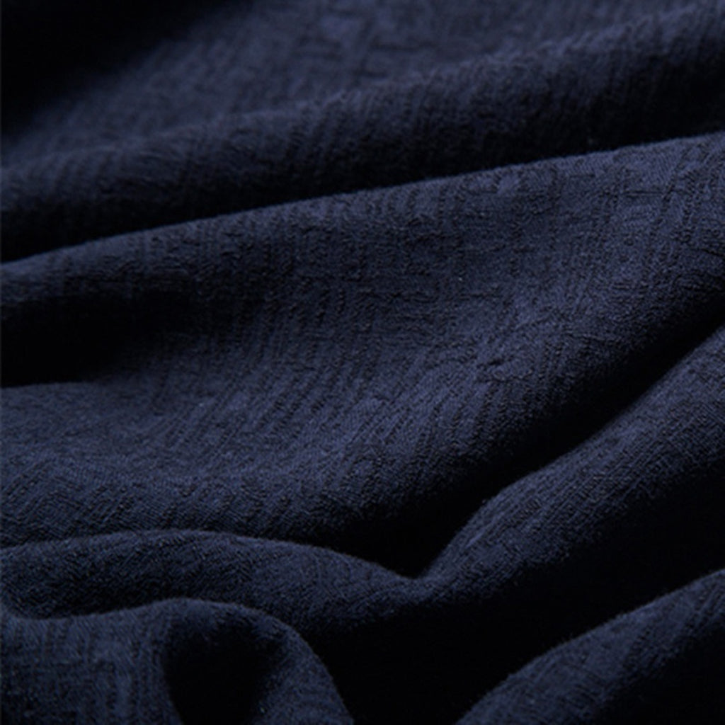 Linen Blend Long Sleeve Pull Over