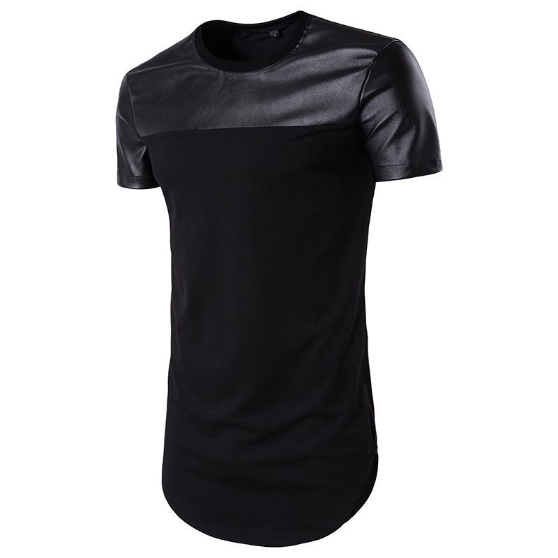 Black Shoulder T-Shirt