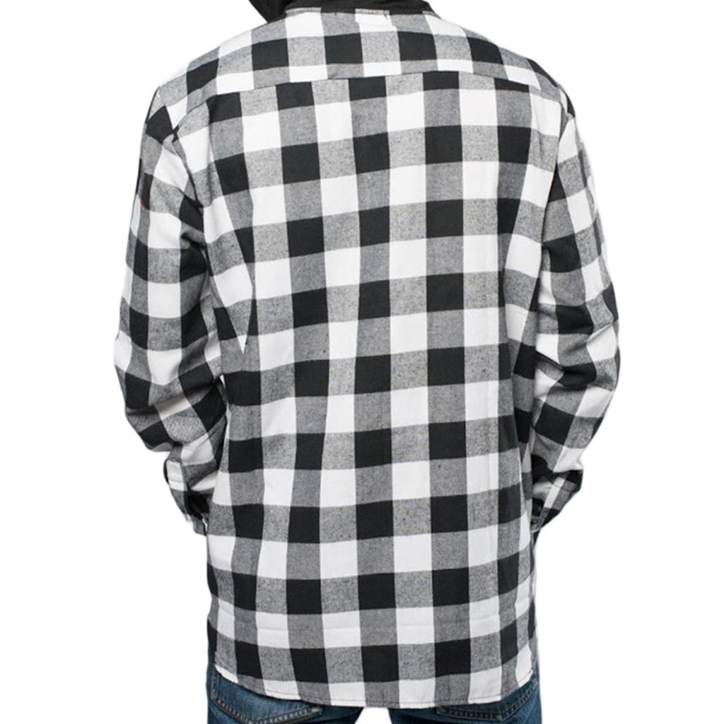 Hooded Plaid Shirt