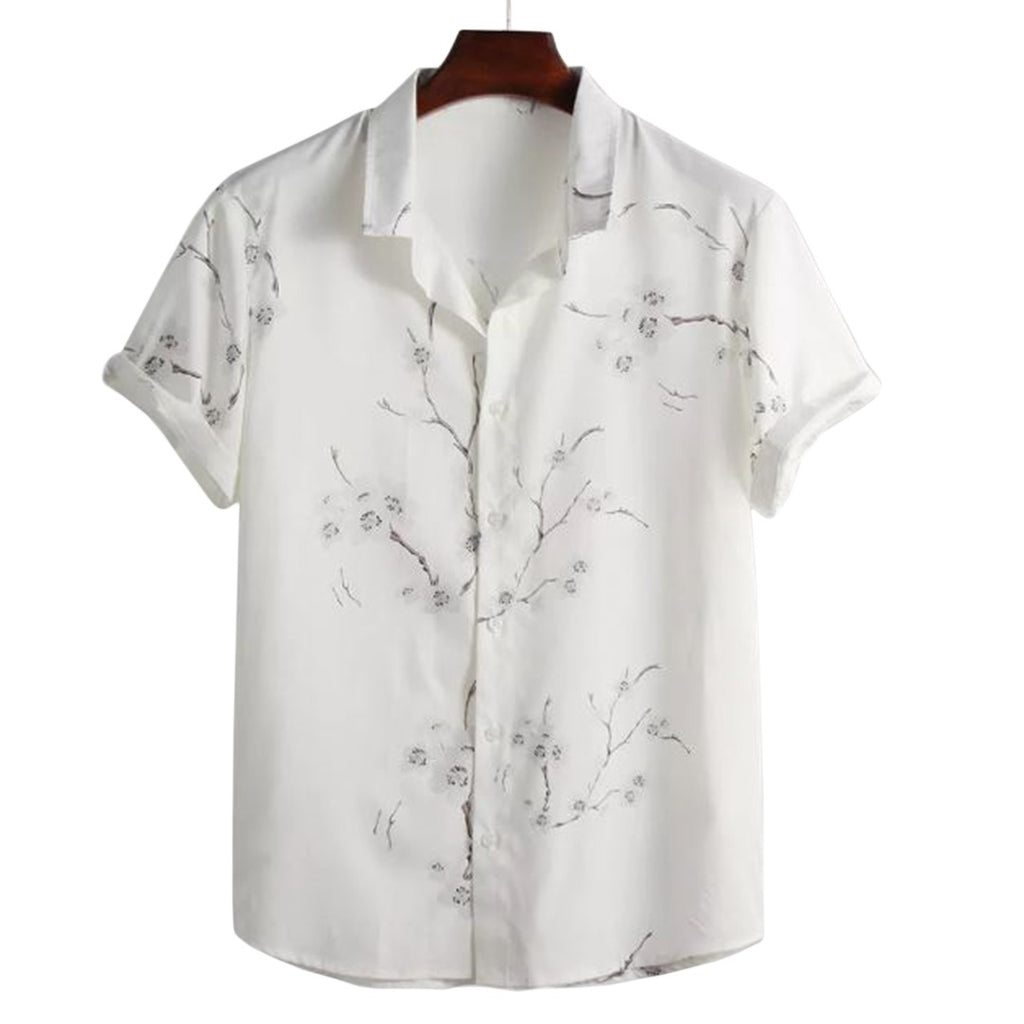 Plum Blossom Print Shirt