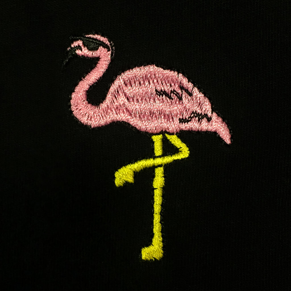 Flamingo Embroidered T-Shirt